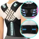 Customizable Shoulder and back posture correction with camel straps, adult body shape correction, male and female back support