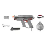 Large Capacity Electric WaterGUN For Adults Kids, Automatic Water Spray, Range Up To 26 Feet, LED Light, IP7 Waterproof