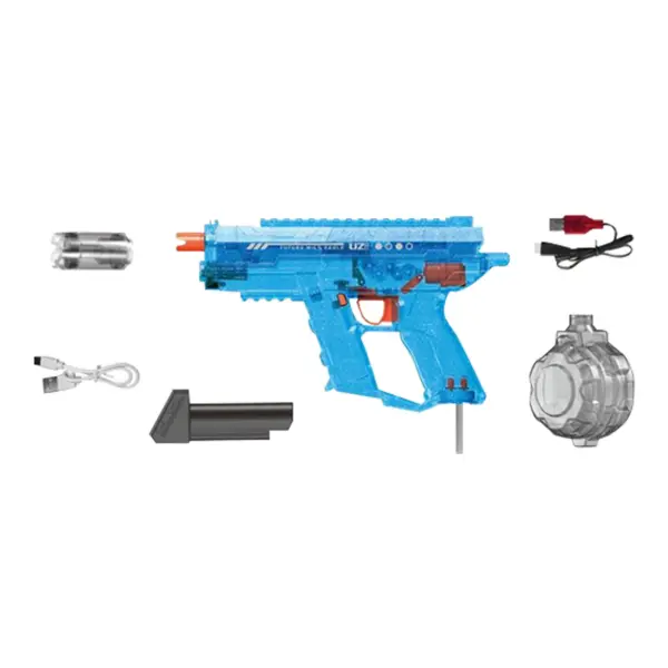 Large Capacity Electric WaterGUN For Adults Kids, Automatic Water Spray, Range Up To 26 Feet, LED Light, IP7 Waterproof