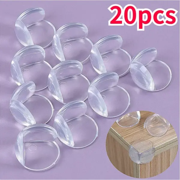 Childproofing Table Corner Guards - 16 PCS Transparent Spherical Edge Protectors children child safety