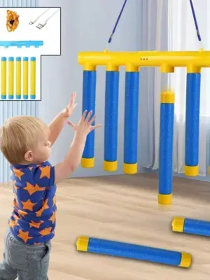 Fun Challenge Falling Sticks Game Set for Training Reaction Ability Educational Activity Parent-child Interaction Party Game Toy