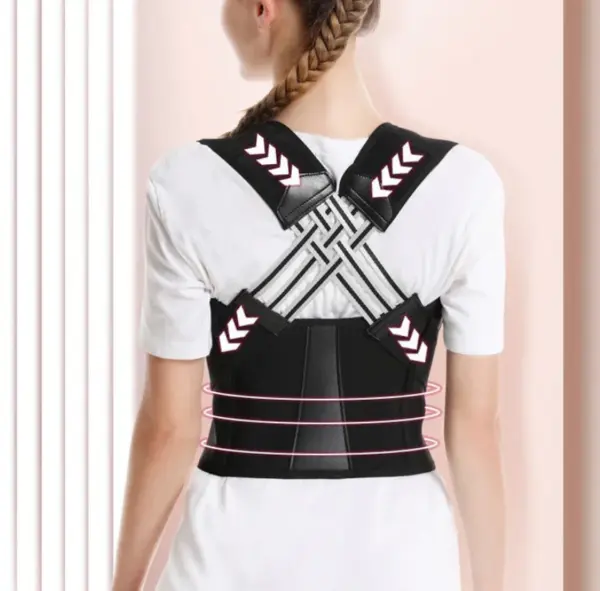 Customizable Shoulder and back posture correction with camel straps, adult body shape correction, male and female back support