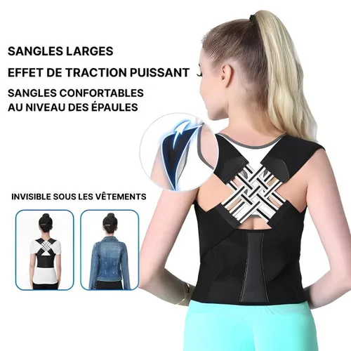 Customizable Shoulder and back posture correction with camel straps, adult body shape correction, male and female back support